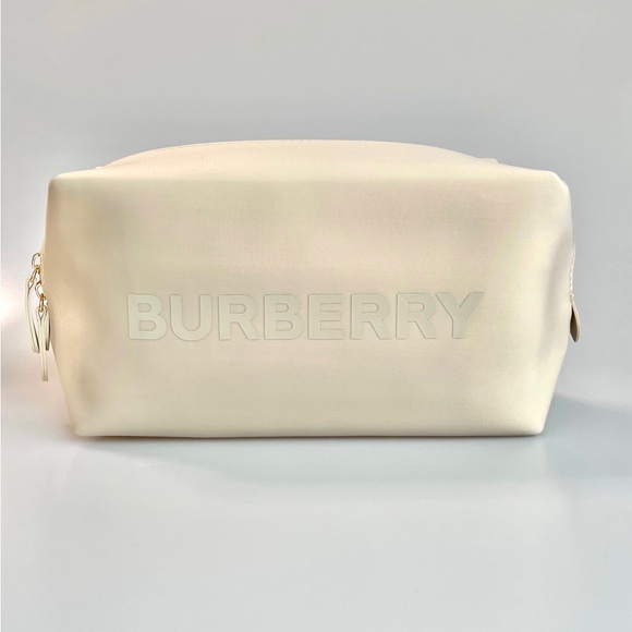 Burberry Accessories - Burberry Cream Cosmetic/Travel Pouch Bag NWOT